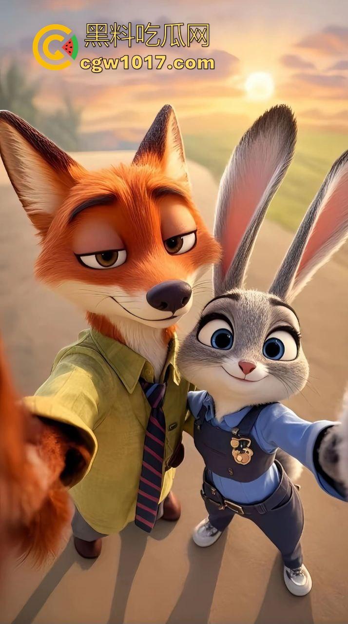 随着【疯狂动物城2】的火给大家整点硬核的！18禁纯兽交猎奇版，朱迪警官口交巨屌骑乘，真是阴到没边啊！  第1张