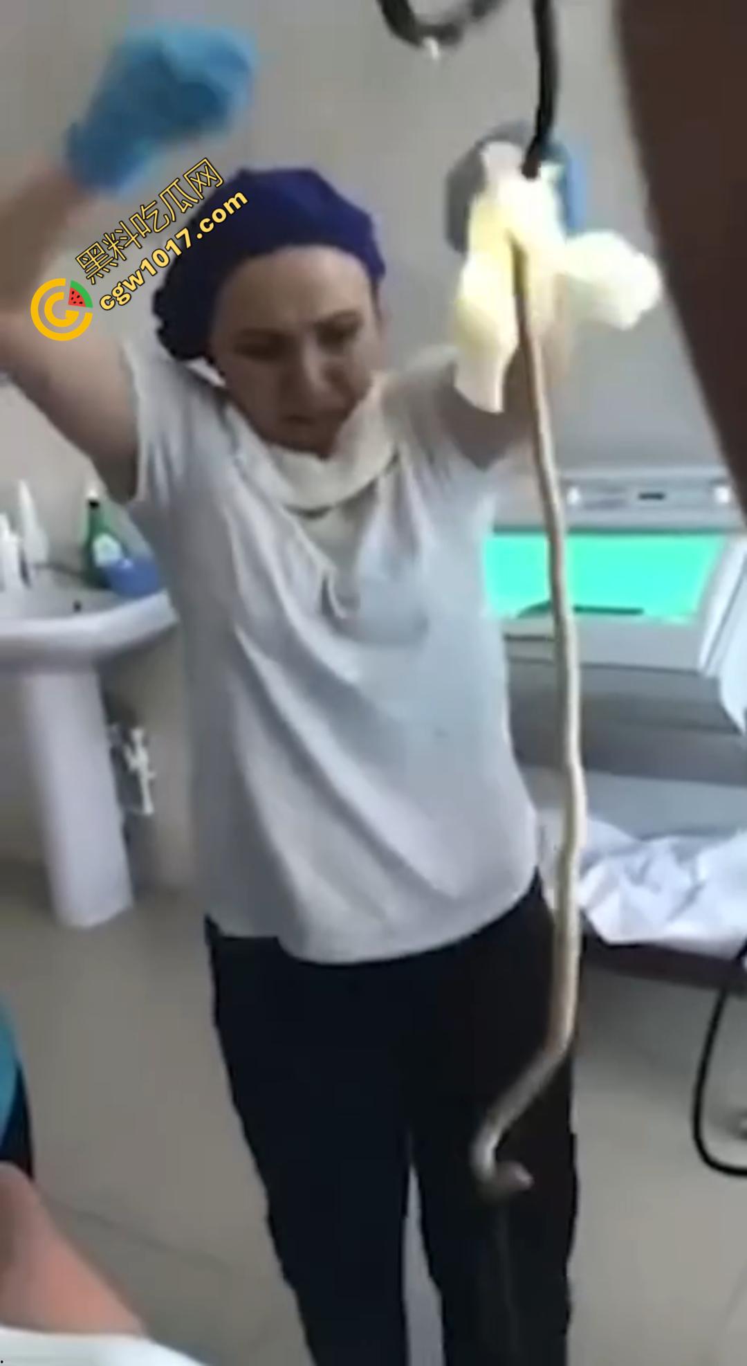 俄罗斯医院活拽1米毒蛇！女患者吞蛇卵孵化钻喉，医生手抖拽出瞬间到处乱窜！  第4张