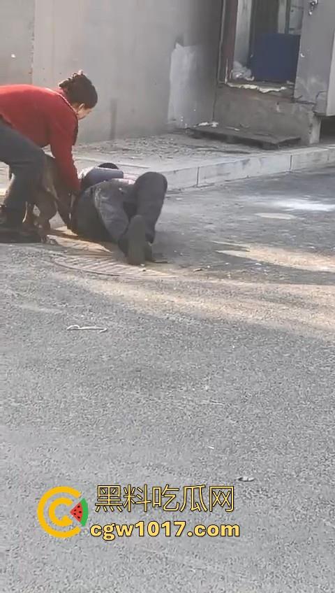 人狗街头大战！比特撕咬绝望老登，撕咬了一会主人拦开，狗子越想越气再次扑咬，不是路上这么多人就合着要这老头呗！  第5张