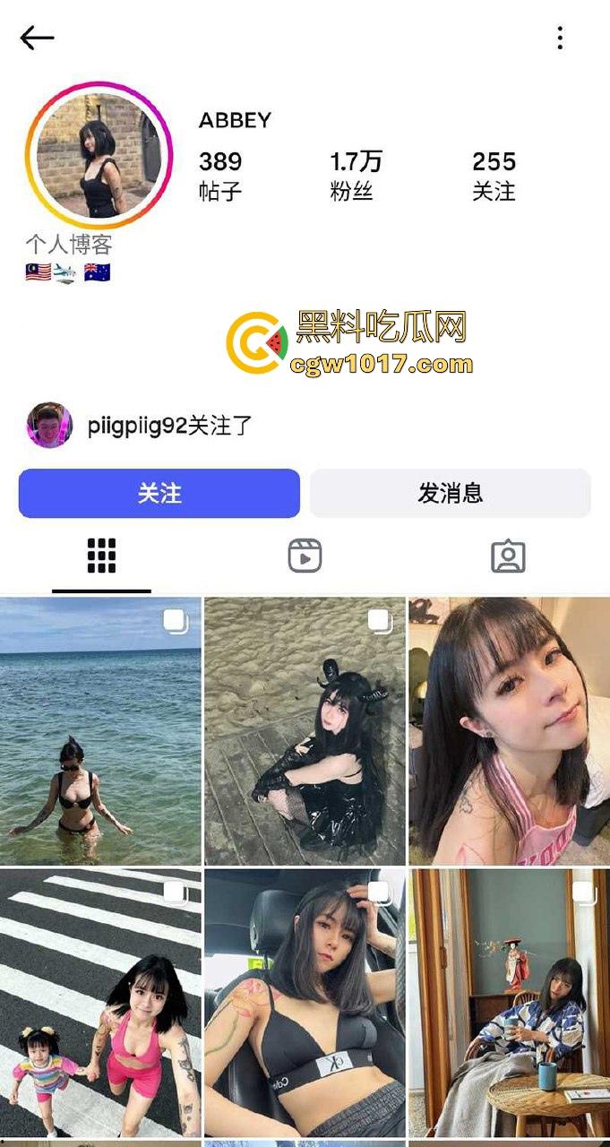 ins高颜值福利博主【ABBEY】最新福利视频曝光，高颜值健身少女露脸深情舔屌，后入猛干时雪白翘臀被撞得啪啪响！  第1张