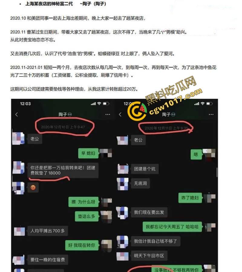 前美团女总监【陶子】撸贷240万包养夜店猛男，夜店狂欢多P出轨！神颜大奶偏好激情，老公曝光秘密，震惊全网！  第17张