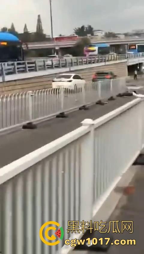 江苏南京中央门立交桥轿车猛冲入人行道，接连撞翻多辆电动自行车，多名行人受伤倒地昏迷，又是报复社会吗？  第2张