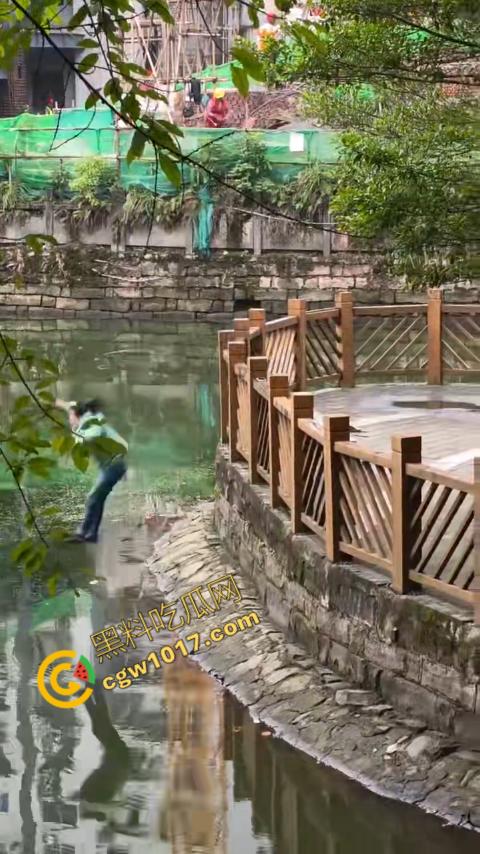 重庆湖边惊魂：绝望女子跳湖，勇敢路人生死救美，惊险拯救，揪心一刻，心跳加速，惊险刺激！  第3张