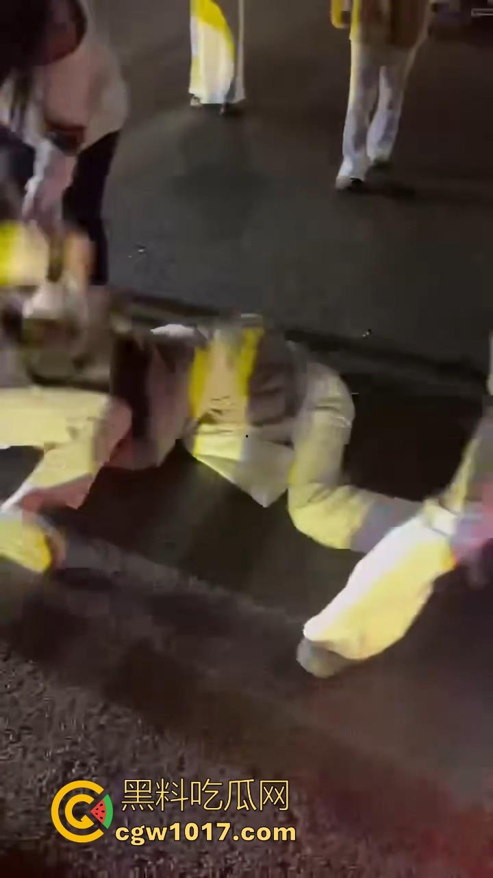 广东潮汕精神小妹街头火拼！多人围殴两人，扯头脚踢肚子跟下体，打得有来有回，好看精神小妹打架观赏性就很足！  第8张