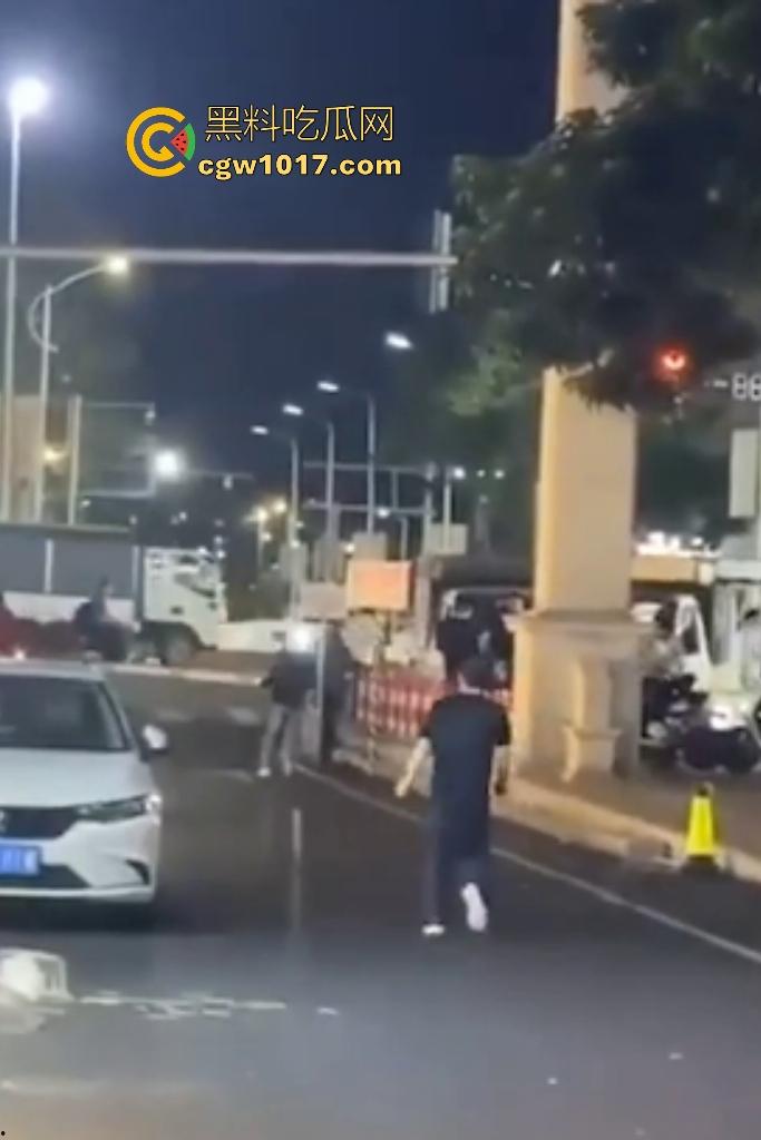 广东珠海黑衣疯狗握刀从保安亭砍翻VIVO店，红衣哥豹子般杀出过肩摔砸地骨裂砍刀飞十米，民警蜂拥铐走！  第4张