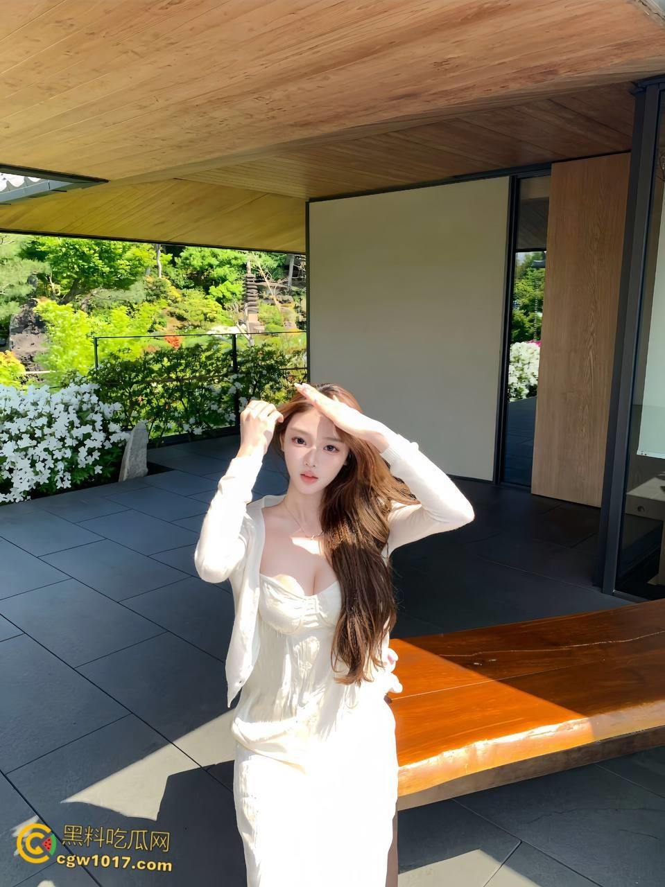 上海淫荡骚妻，被绿帽癖老公献给好兄弟，情趣蕾丝被3P轮操前后夹击，小骚穴被操的白浆四溢，频繁约操如同家宴！  第3张