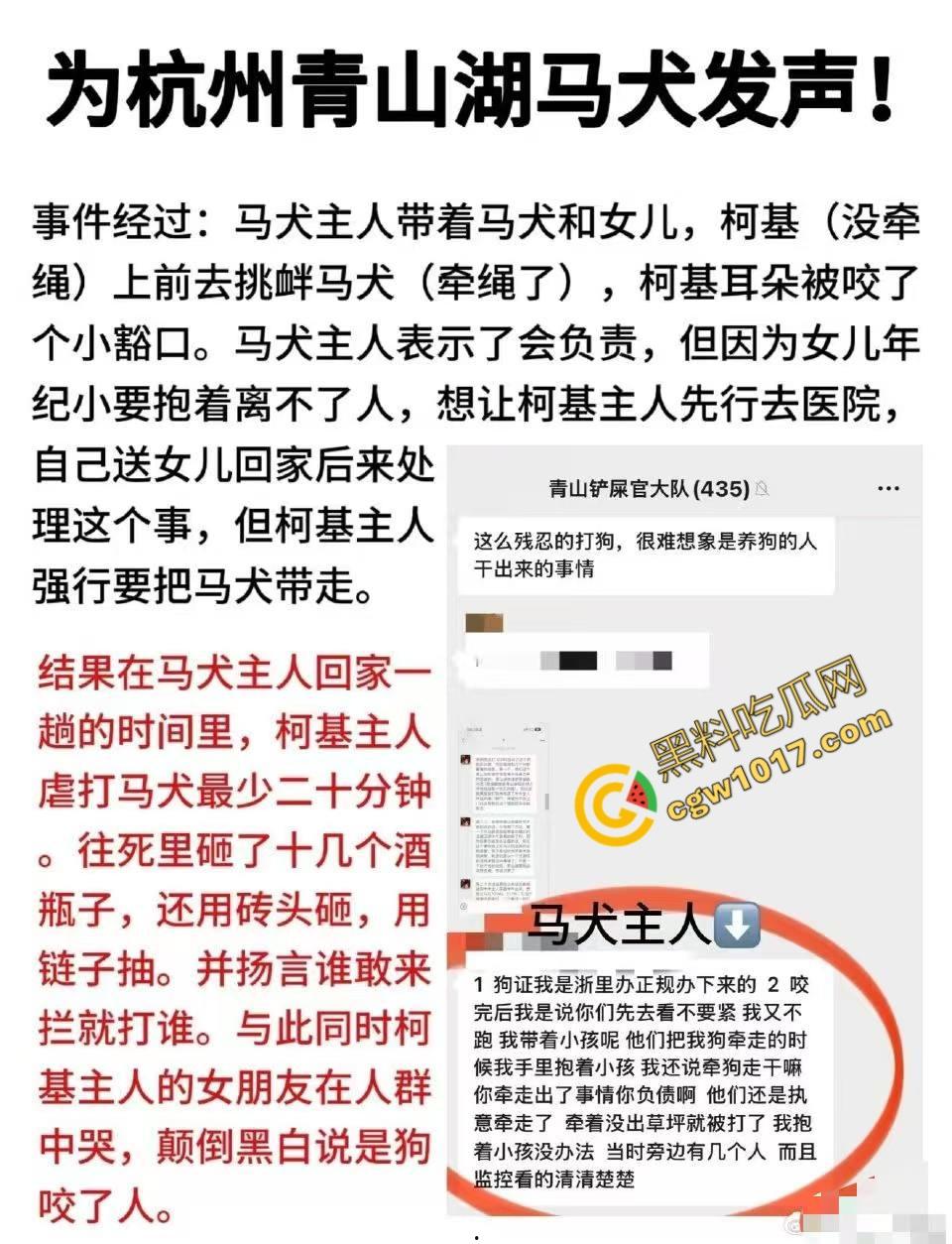 浙江狂暴男子街头暴力虐狗事件火遍全网：血腥场面令人震撼，马犬惨叫声震撼人心，引发全民怒吼！  第4张
