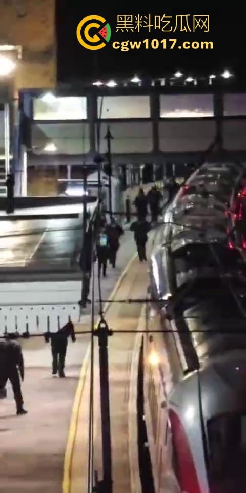 英国一火车发生持刀行凶事件！有多人被送往医院治疗，已有两人被警方逮捕，现场围满了警察像拍电影一样！  第2张