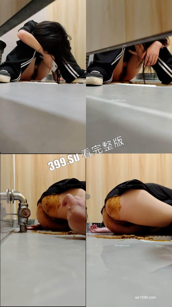 喝醉的小仙女 瘫软在厕所 直接睡在自己的屎尿上 666（六）  第5张