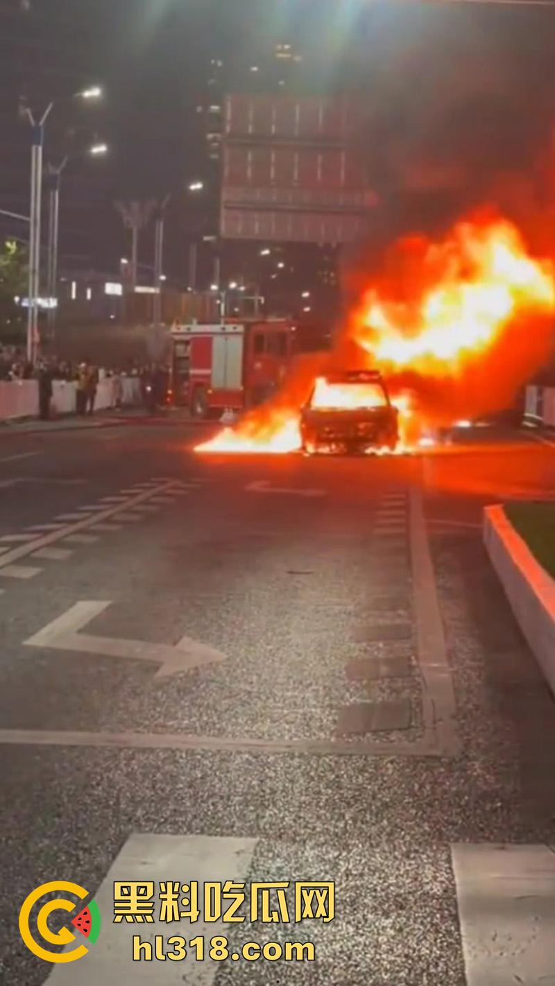 广州南村万博电车警车着火，熊熊大火迅速吞没警车，看来这电车危害，就连警车都不放过啊！  第5张