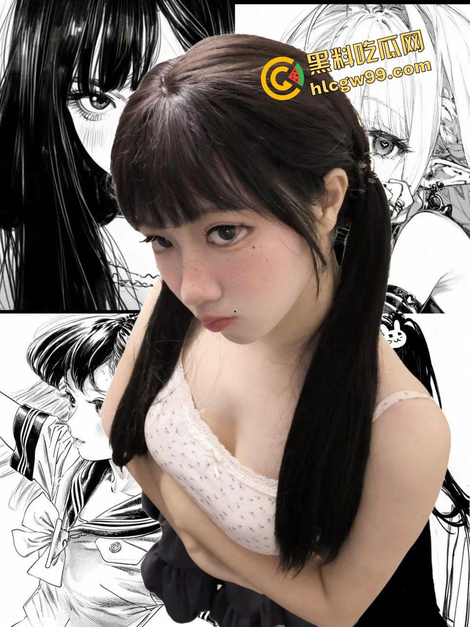 广西双马尾精神少萝妹『陈希』满背纹身约炮大哥，酒店激烈性爱猛怼骚臀嫩逼！独家曝光流出！  第2张