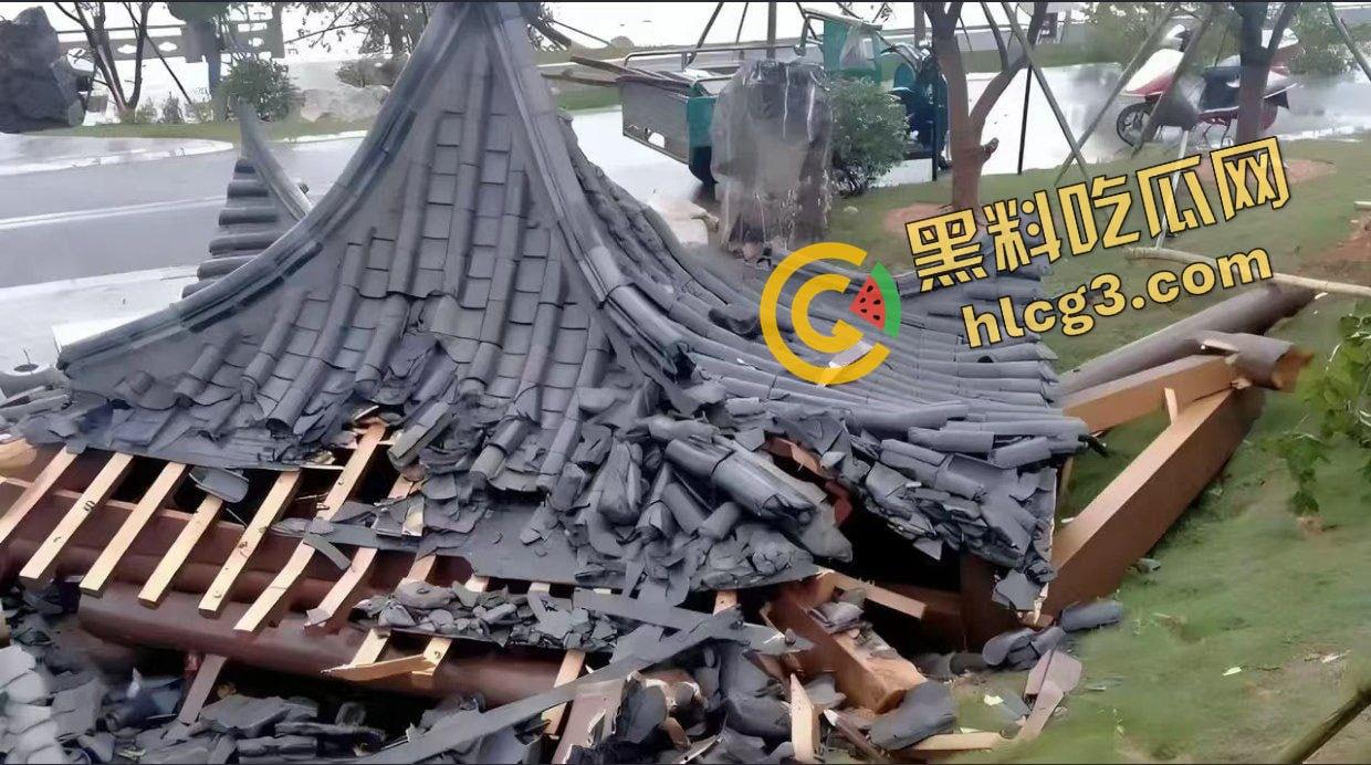 江苏常州 天打雷劈致凉亭坍塌 多人亭下躲雨 事故造成6死10伤！  第8张