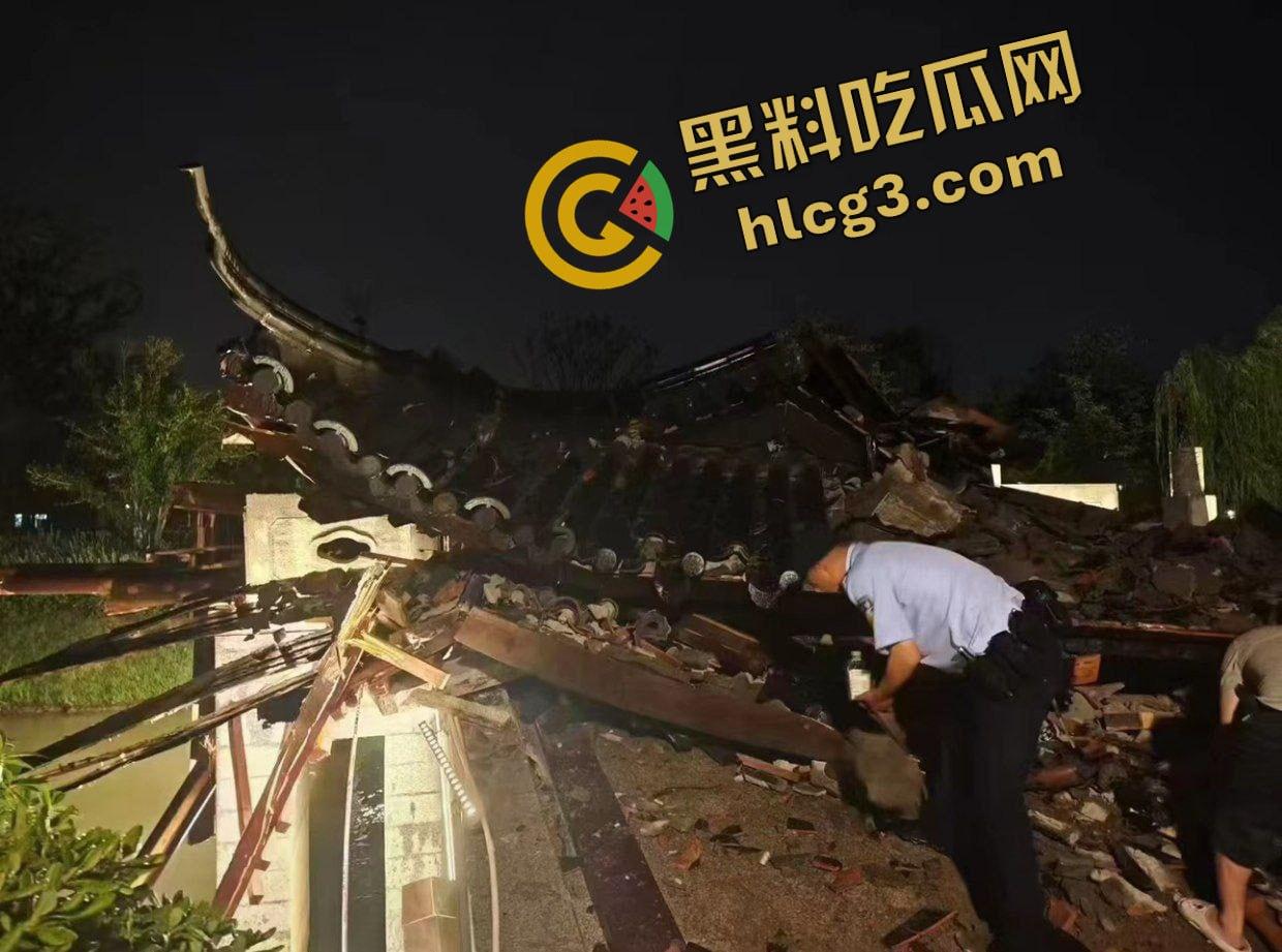 江苏常州 天打雷劈致凉亭坍塌 多人亭下躲雨 事故造成6死10伤！  第9张
