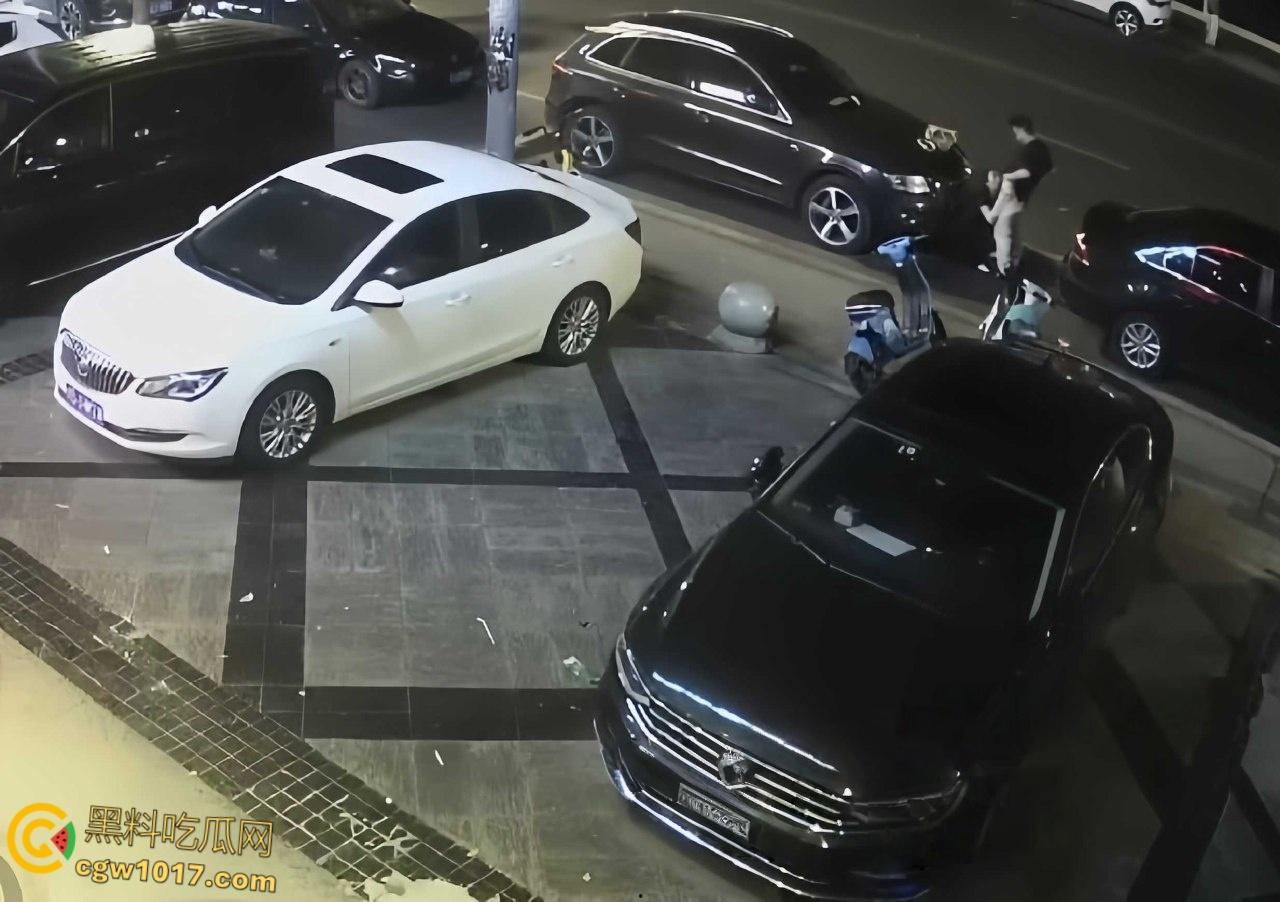 酒醉男女深夜在马路边，众目睽睽之下直接开始野战模式，饥渴母狗跪地口交，趴在引擎盖上掀裙后入打桩！  第1张