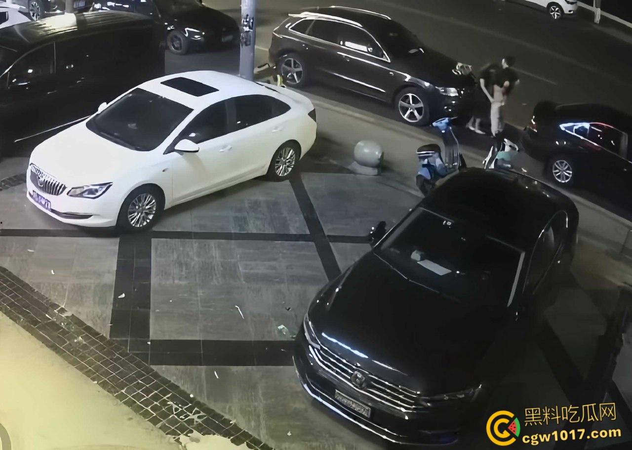 酒醉男女深夜在马路边，众目睽睽之下直接开始野战模式，饥渴母狗跪地口交，趴在引擎盖上掀裙后入打桩！  第3张