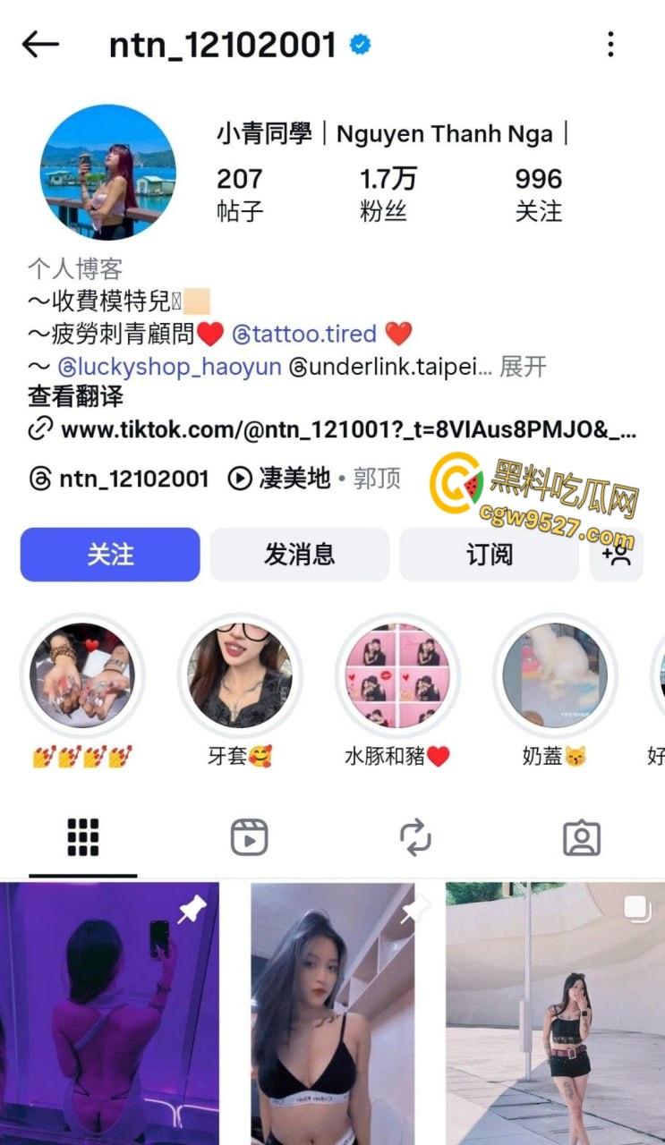 IG高颜值模特【小青同学】，早期约炮视频流出，含情脉脉的口交舔屌，淫语娇喘反差感炸裂至极！  第1张