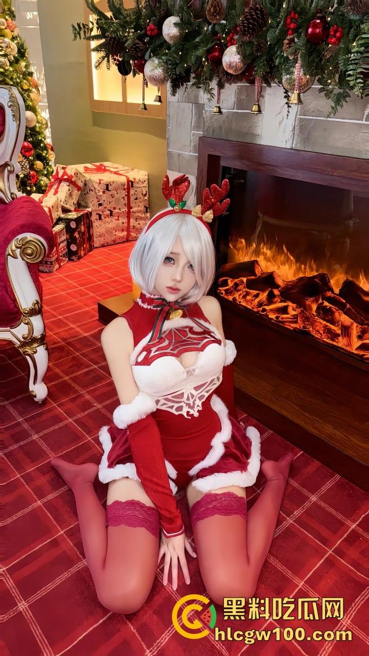 昨晚圣诞夜全员骑鹿 圣诞炮王排行榜火辣出炉 骚气红装妹子一边抽烟喝酒一边操B，礼物湿得发亮！  第25张