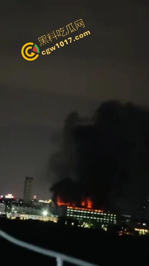 惠州博罗县服装厂夜晚突发惊天大火！火光冲天，浓烟滚滚，勇士们殊死搏斗灭火，祈祷平安归来！  第6张