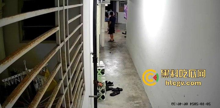 马来西亚槟岛华裔男清晨偷嗅邻居胸罩还自慰！猥亵全过程被监控拍下！  第4张