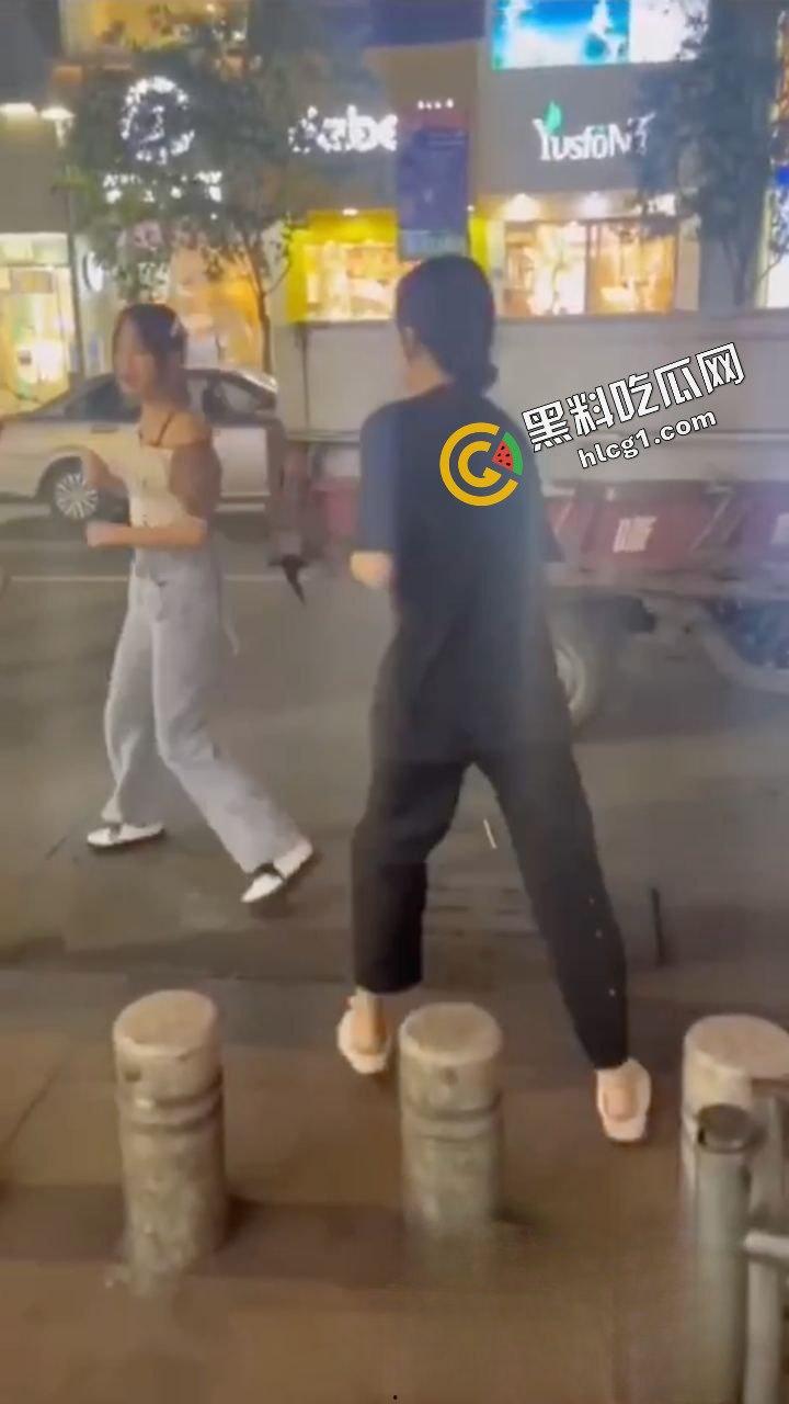 快手不知名小网红『鱼崽』街头现抓小三 提刀当街挥砍数刀 重伤小三  第3张