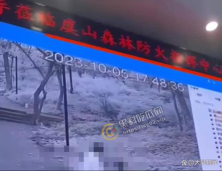 江苏常熟虞山森林防火指挥中心监控拍下 野战 画面  现场工作人员现场解说 第3张