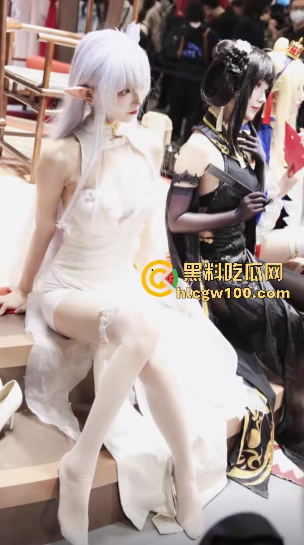 大城市漫展就是狠 不是内场去不起而是外场更有性价比 妹子敢脱不怕冷 锁骨短裙大腿全都露衣服越少越专业！  第6张